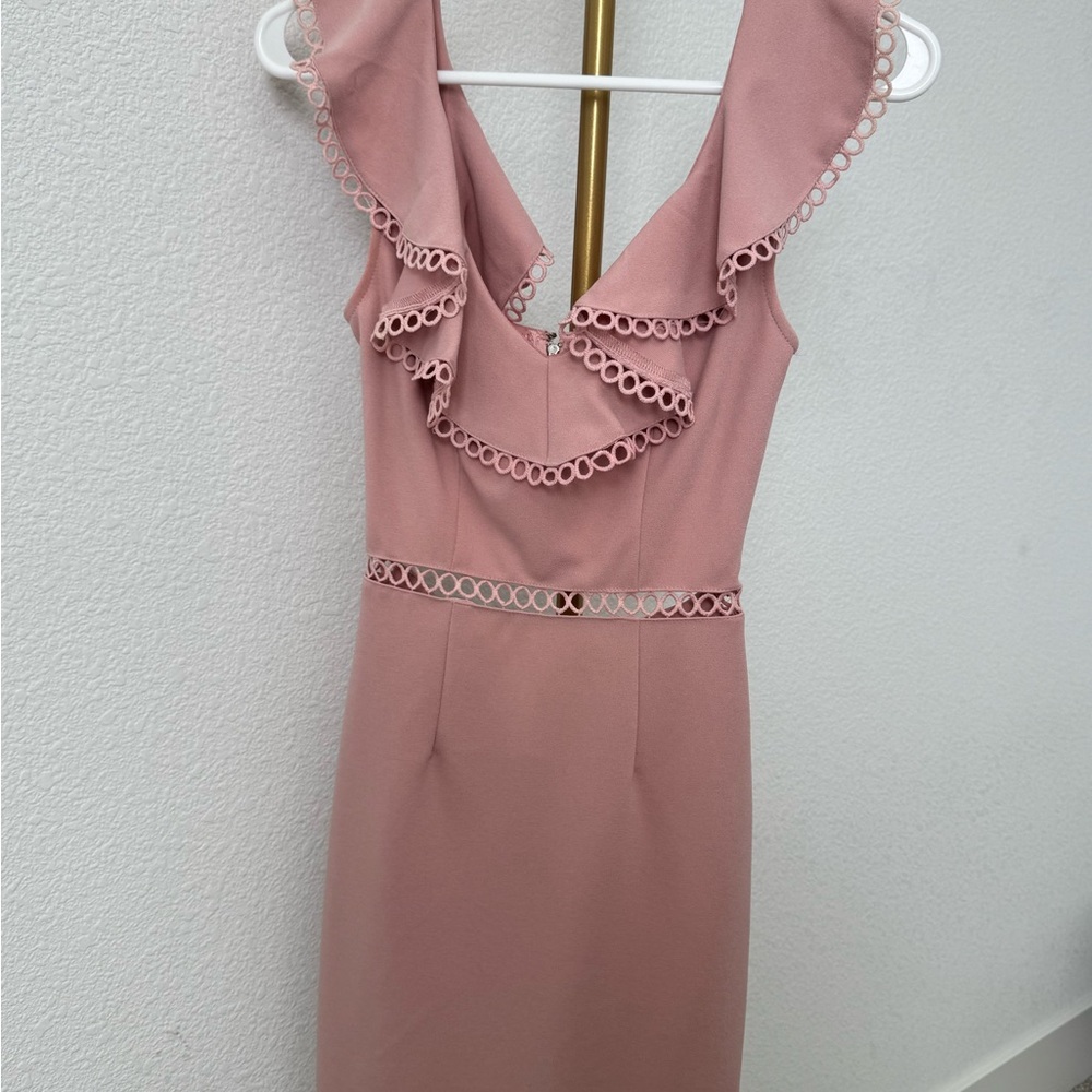 Mauve Ruffle Dress